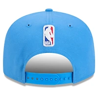 Casquette snapback alternative 9FIFTY Milwaukee Bucks 2024/25 City Edition New Era bleue pour homme