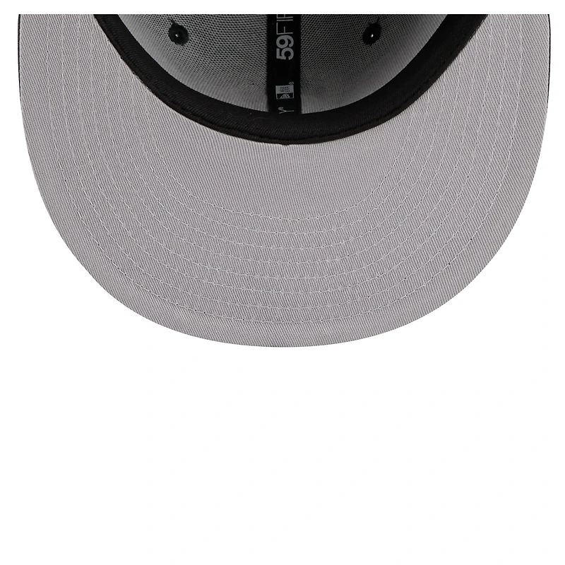 Men's New Era  Charcoal Milwaukee Bucks Tonal Color Pack 59FIFTY Fitted Hat