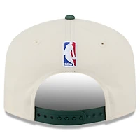Men's New Era Cream/Hunter Green Milwaukee Bucks 2025/26 City Edition 19TWENTY Adjustable Hat