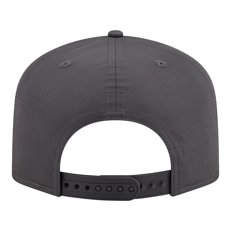 Men's New Era Graphite Milwaukee Bucks Tonal Rope 19TWENTY Adjustable Hat