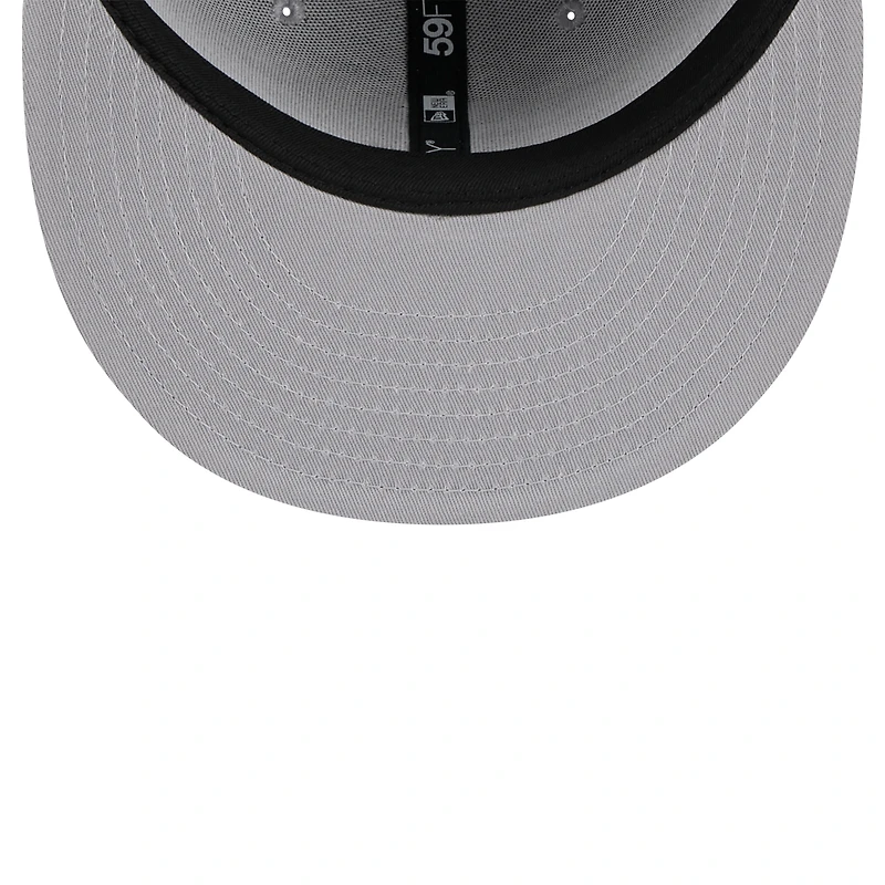 Casquette ajustée 59FIFTY Milwaukee Bucks de New Era pour homme, gris