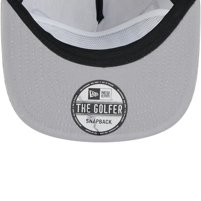 Casquette de golf snapback en velours côtelé Milwaukee Bucks grise New Era pour homme