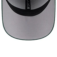 Men's New Era Heather Gray/Hunter Green Milwaukee Bucks Active Digi-Tech Two-Tone 9FORTY Adjustable Hat