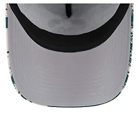Casquette ajustable Milwaukee Bucks Tip Off A-Frame Trucker 9FORTY de New Era pour homme, vert chasseur/crème