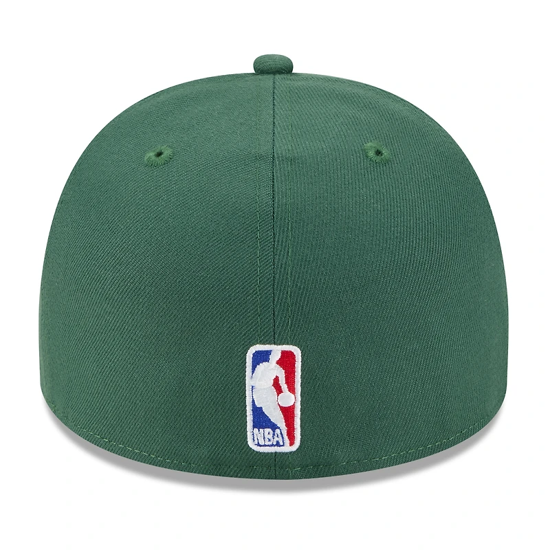 Men's New Era Hunter Green Milwaukee Bucks 2025 NBA Draft A-Frame 59FIFTY Fitted Hat