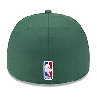 Men's New Era Hunter Green Milwaukee Bucks 2025 NBA Draft A-Frame 59FIFTY Fitted Hat