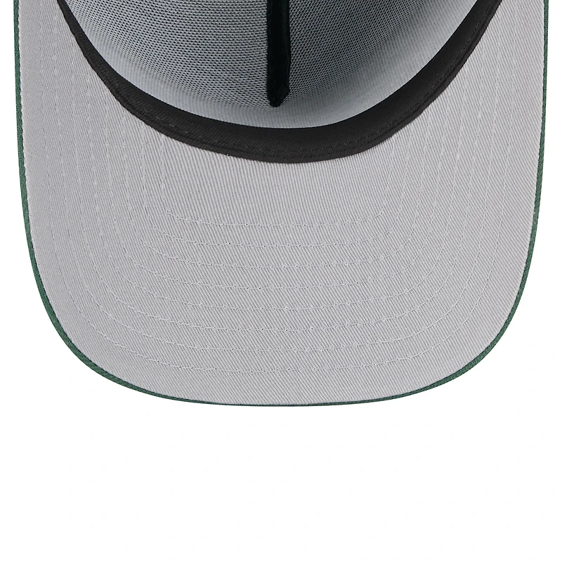 Men's New Era Hunter Green Milwaukee Bucks 2025 NBA Draft A-Frame 59FIFTY Fitted Hat
