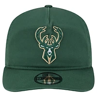 Casquette ajustable New Era 19TWENTY en coton vert chasseur pour homme des Milwaukee Bucks