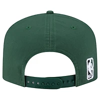 Men's New Era  Hunter Green Milwaukee Bucks Cotton 19TWENTY Adjustable Hat