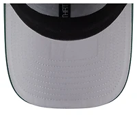 Casquette New Era Hunter Green Milwaukee Bucks Featherweight Poly Rope Flex 39Thirty pour homme