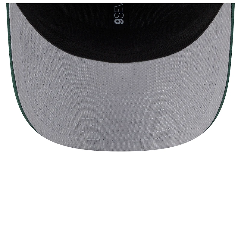Casquette ajustable New Era 9SEVENTY vert chasseur Milwaukee Bucks pour homme