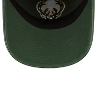 Men's New Era Hunter Green Milwaukee Bucks Team 2.0 9TWENTY Adjustable Hat