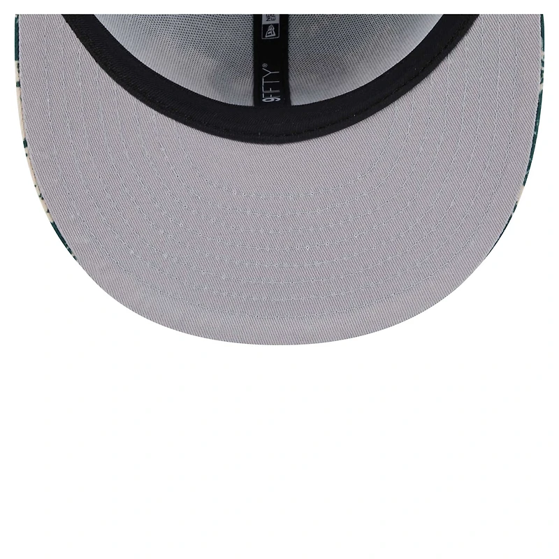 Men's New Era Hunter Green Milwaukee Bucks Tip-Off 9FIFTY Snapback Hat