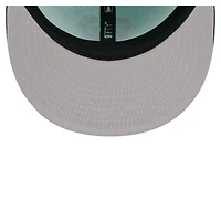 Men's New Era Turquoise/Charcoal Milwaukee Bucks Color Pack Two-Tone 9FIFTY Snapback Hat