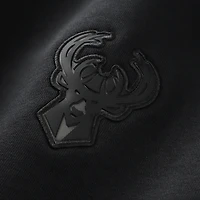 Men's Nike  Black Milwaukee Bucks Authentic Standard Issue Travel Dri-FIT Sweatshirt