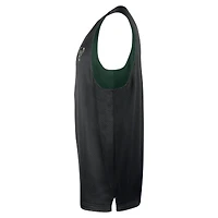 Maillot d'entraînement réversible Nike Hunter Green/Black Milwaukee Bucks Courtside pour homme