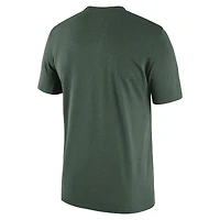 T-shirt d'entraînement pour homme Nike Hunter Green Milwaukee Bucks 2023/24 Sideline Legend Performance