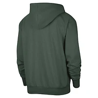 Sweat à capuche Nike Hunter Green Milwaukee Bucks Authentic Performance pour homme