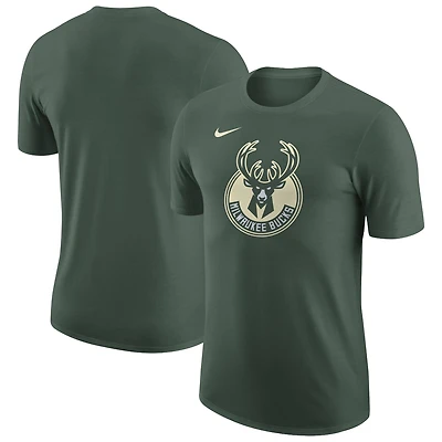 T-shirt essentiel Nike vert chasseur Milwaukee Bucks pour homme