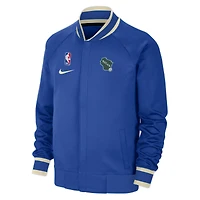 Veste zippée Nike Royal Milwaukee Bucks 2024/25 City Edition Authentic Showtime Performance pour homme