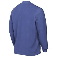 Men's Nike Royal Milwaukee Bucks 2024/25 City Edition Courtside Max90 Heavyweight Long Sleeve T-Shirt