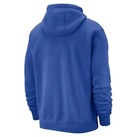 Men's Nike Royal Milwaukee Bucks 2024/25 City Edition Essential Club Pullover Hoodie