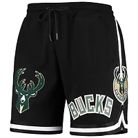 Short Pro Standard Milwaukee Bucks en chenille noir pour homme