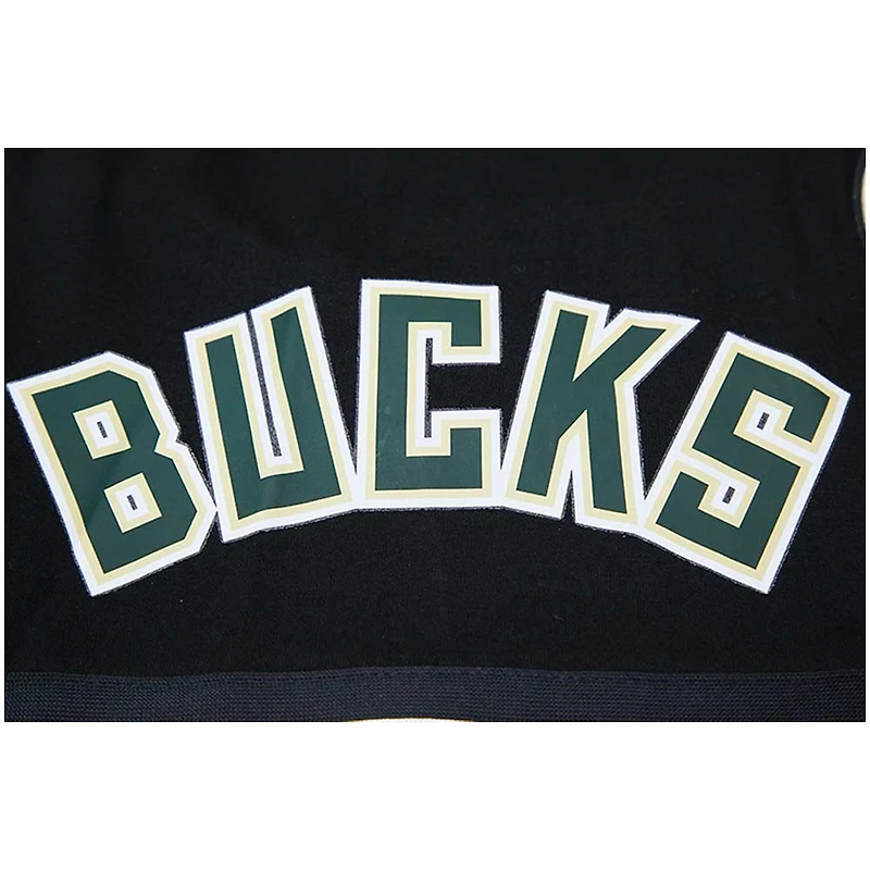 Short en chenille classique Milwaukee Bucks Pro Standard noir pour homme