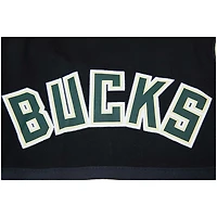 Short en chenille classique Milwaukee Bucks Pro Standard noir pour homme