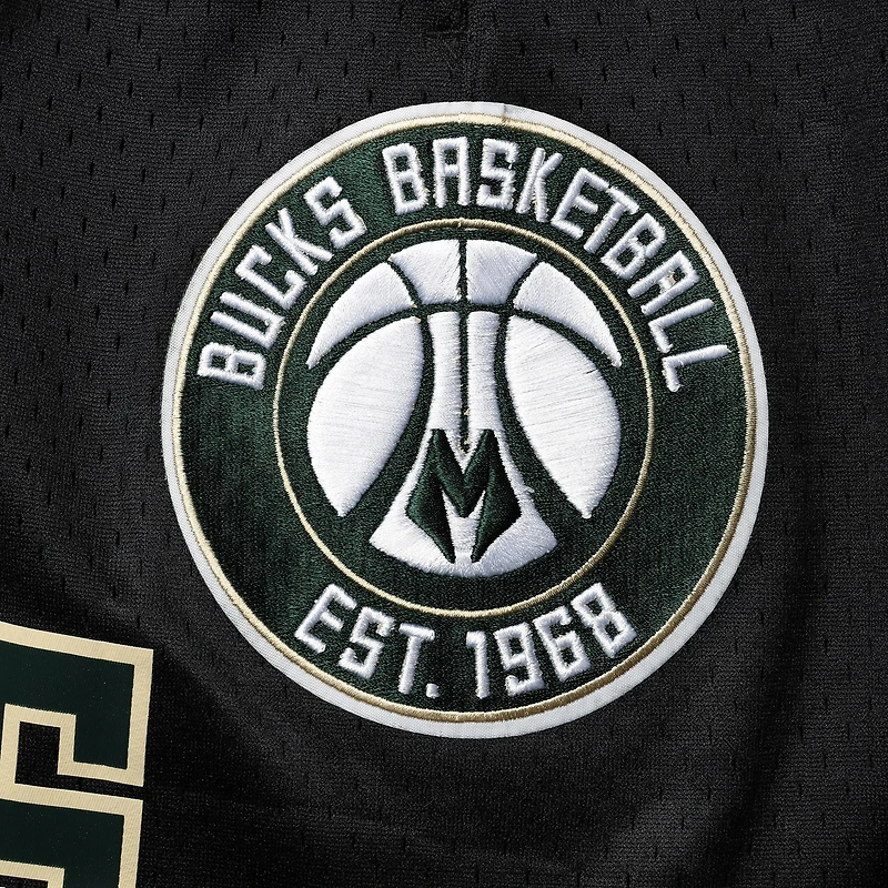 Men's Pro Standard Black Milwaukee Bucks Mesh Capsule Shorts