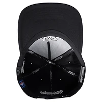 Men's Pro Standard Black Milwaukee Bucks Paint the City Pinch Front Snapback Hat