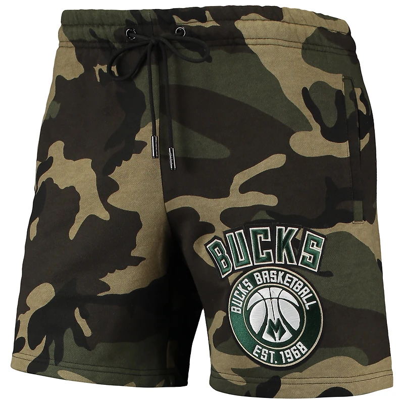 Men's Pro Standard Camo Milwaukee Bucks Team Shorts