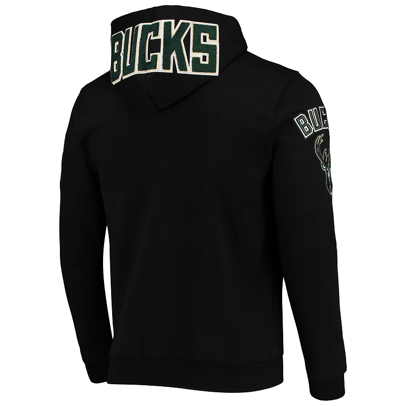 Sweat à capuche Pro Standard Giannis Antetokounmpo pour homme Milwaukee Bucks Player noir