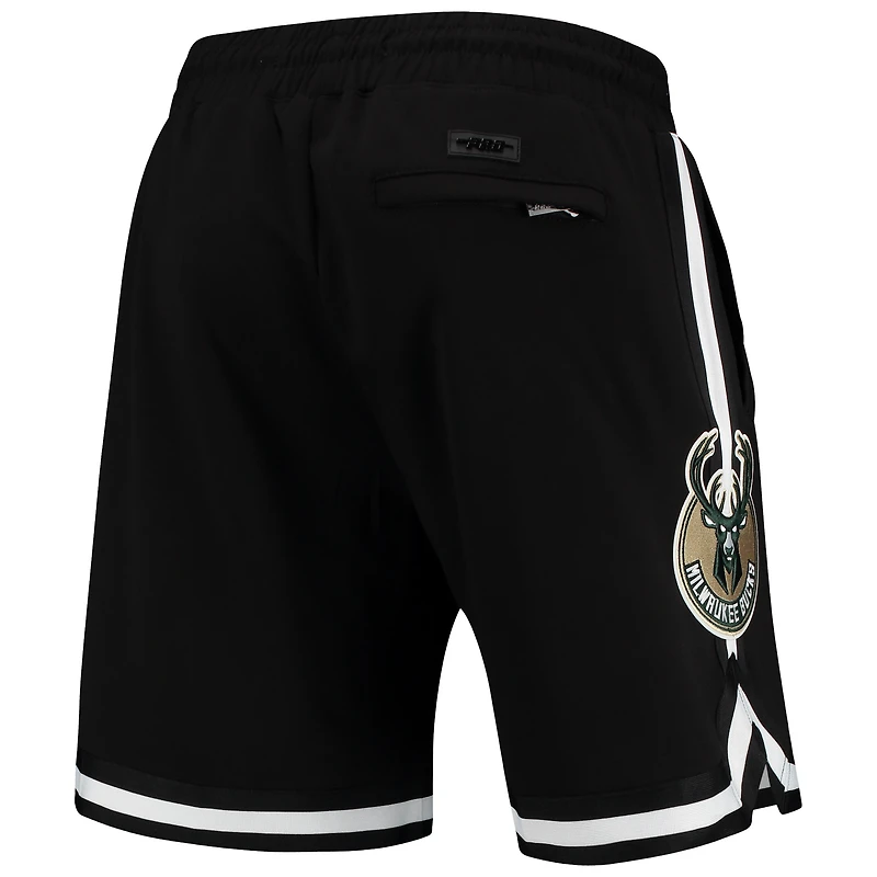 Short de joueur Pro Standard Giannis Antetokounmpo noir pour homme des Milwaukee Bucks