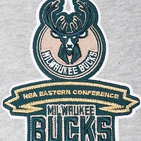 Sweat-shirt à capuche avec emblème Pro Standard gris chiné des Milwaukee Bucks pour hommes
