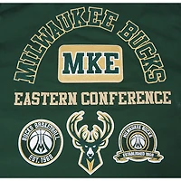 Men's Pro Standard Hunter Green Milwaukee Bucks Area Code Twill Full-Zip Jacket