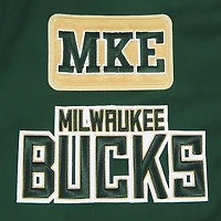 Men's Pro Standard Hunter Green Milwaukee Bucks Area Code Twill Full-Zip Jacket