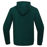 Men's Pro Standard Hunter Green Milwaukee Bucks Triple Tonal DK Full-Zip Hoodie Jacket
