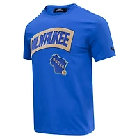 T-shirt Pro Standard Royal Milwaukee Bucks pour hommes