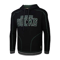 Sweat à capuche noir Milwaukee Bucks Baseline Stadium Essentials pour hommes