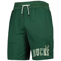 Tommy Jeans Homme Vert chasseur Milwaukee Bucks Mike Mesh Basketball Shorts