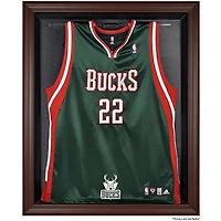 Milwaukee Bucks (2006-2014) Brown Framed Jersey Display Case