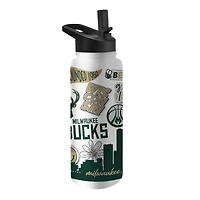 Milwaukee Bucks 34 oz. Bouteille Quencher native