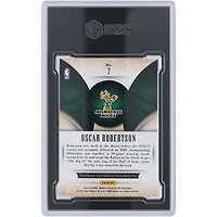 Carte Panini Immaculate Collection 2013-14 autographiée Oscar Robertson Milwaukee Bucks #2 #26/49 SGC authentifiée 8.5