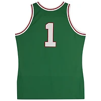 Oscar Robertson Milwaukee Bucks Autographed Mitchell & Ness Green 1970-71 Authentic Jersey - Front Signed