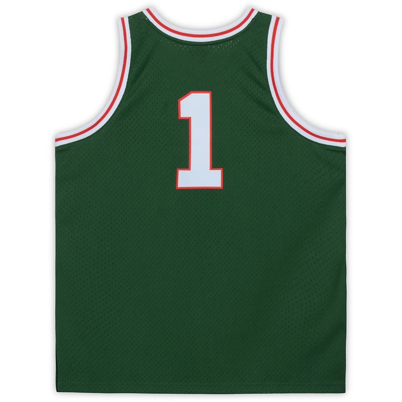 Oscar Robertson Milwaukee Bucks Autographed Mitchell & Ness Green Replica Jersey
