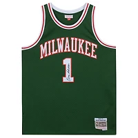 Oscar Robertson Milwaukee Bucks Autographed Mitchell & Ness Green Replica Jersey