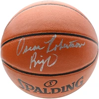 Oscar Robertson Milwaukee Bucks Autographed Spalding Indoor/Outdoor Basketball with "Big O" Inscription