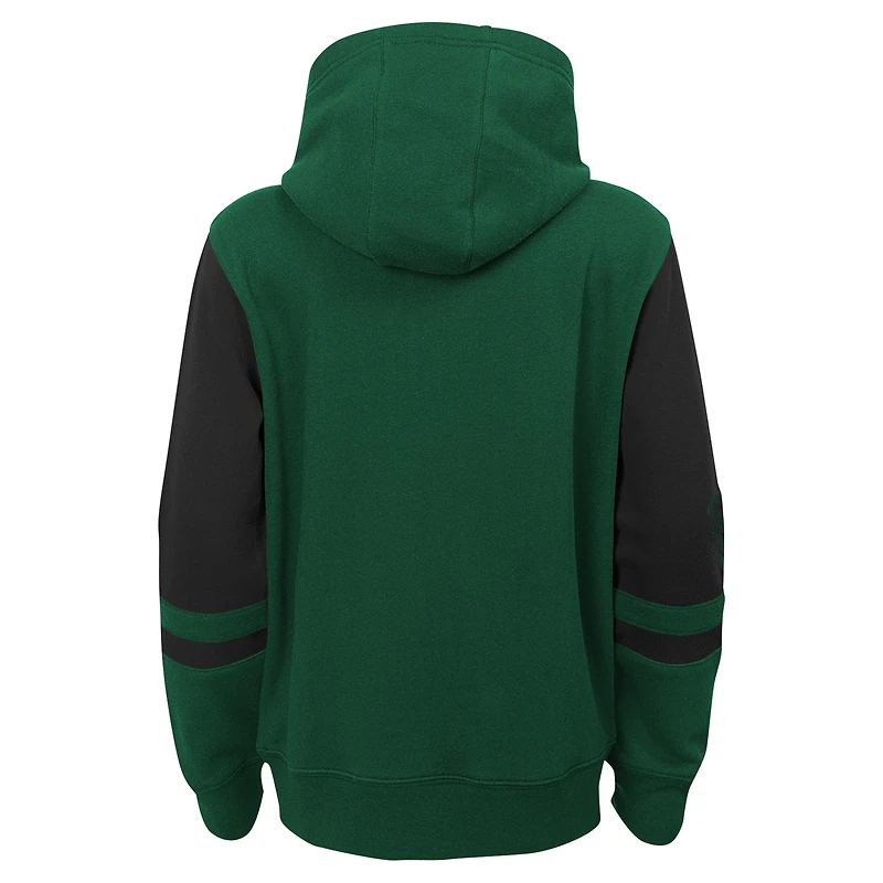 Preschool Green Milwaukee Bucks Straight To The League Full-Zip Hoodie