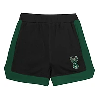 Ensemble débardeur et short en maille pour enfants d'âge préscolaire Milwaukee Bucks